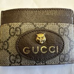 Gucci NEO Vintage GG Supreme Card Case -USED