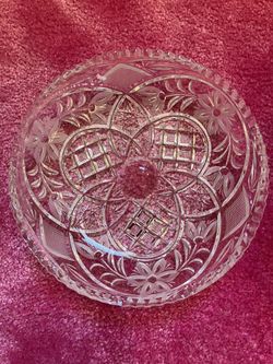 Crystal Dessert Plates 