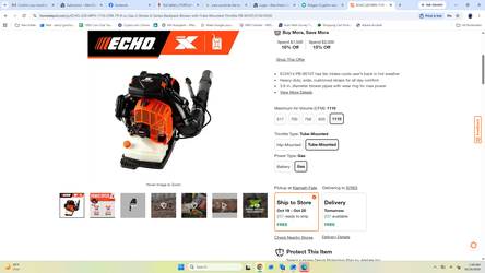 echo  9010T leaf blower