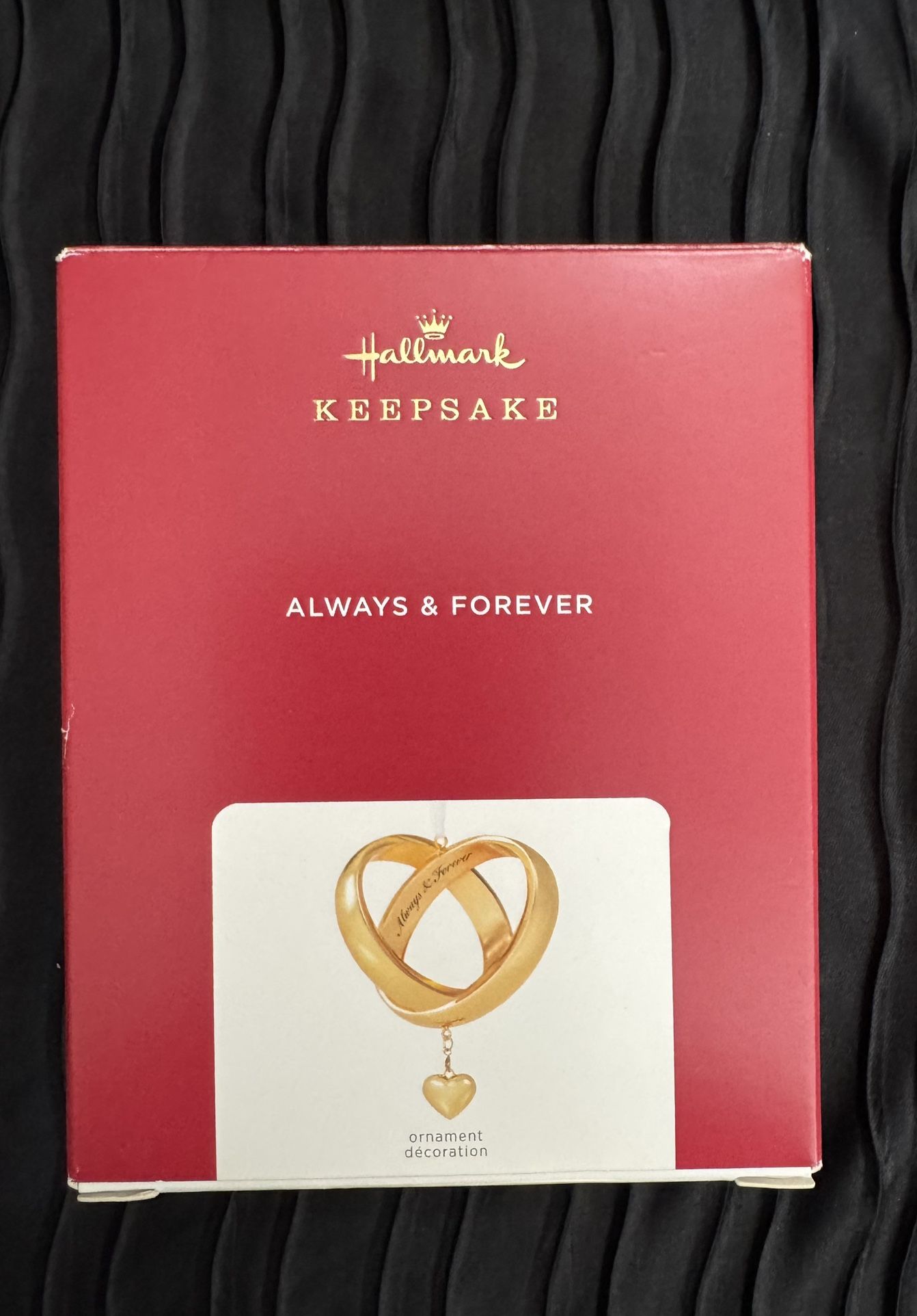 a Hallmark Keepsake Always & Forever ornament,
