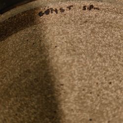 Hand-thrown studio stoneware vase and bowl