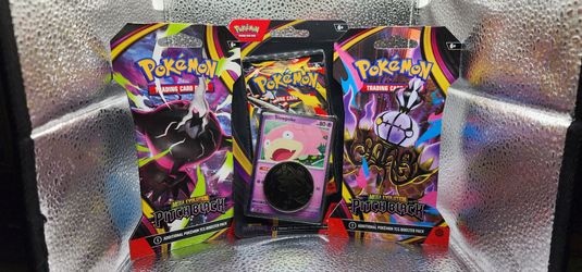 2 Pokémon Pitch Black Booster Packs + 1 Slowpoke Blister Single Pack