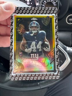 Cam Skattebo Topps Chrome Fortune RC #138/275