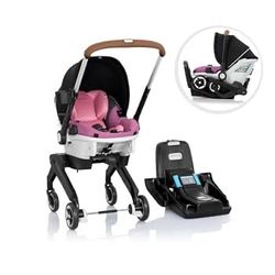 Even Flo Pink Car seat stroller combo 