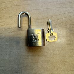 Louis Vuitton Gold Padlock with Key # 302