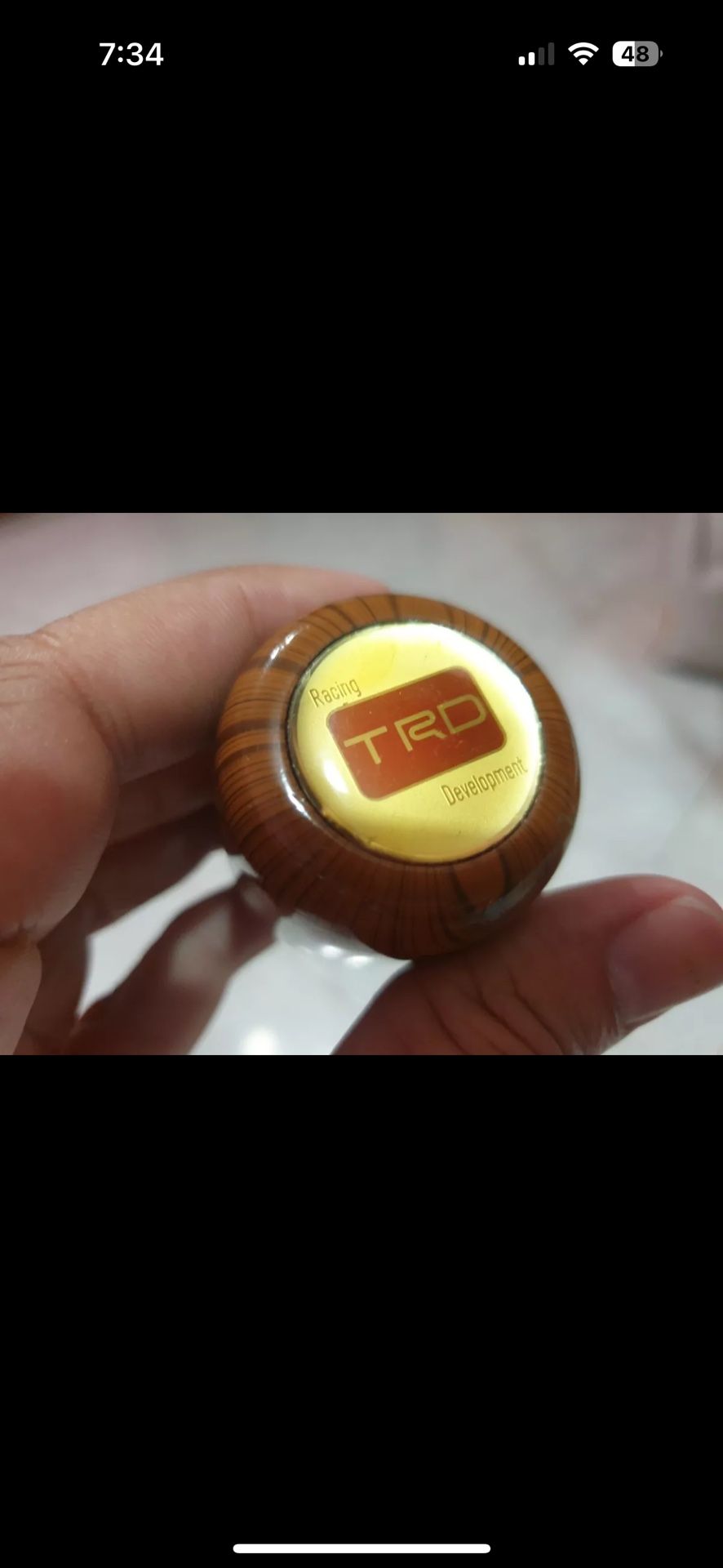 Rare Genuine JDM TRD Wood Grain Shift Knob