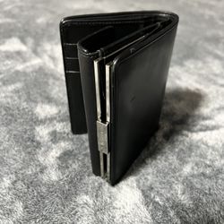 Coach Wallet Bifold Kiss Lock Women’s Black 