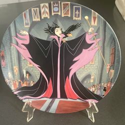 Disney Collectible Plate “Maleficent” From Notorious Villains Series