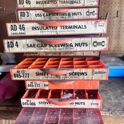 Screws, Nails, Etc. Storage Boxes 