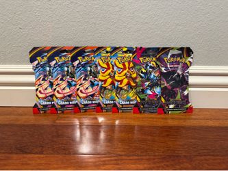 7 Pokemon TCG Booster Packs Chaos Rising Pitch Black