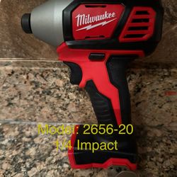 Milwaukee M18 1/4 Impact Driver • Tool Only•