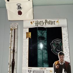 Harry Potter,Slytherin Cloak And Accessories 