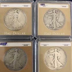 Walking Liberty Half Dollar Coins