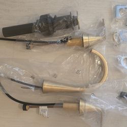 KOHLER
Cursiva 8 in. Widespread Double Handle Bathroom Faucet in Vibrant Brushed Moderne Brass