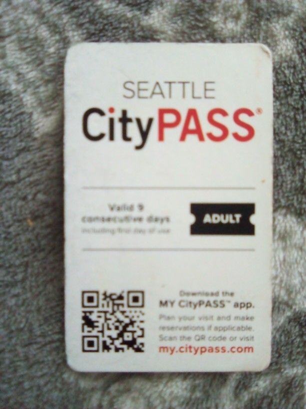 Discounted 9-Day Adult Seattle City Passes (normally $127)