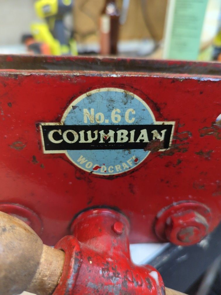Vintage Columbian Wood Jaw/Vice