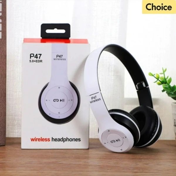 Stereo P47 Headset 5.0 Bluetooth Headset Folding Series Wireless Sports Game Headset for iPhone