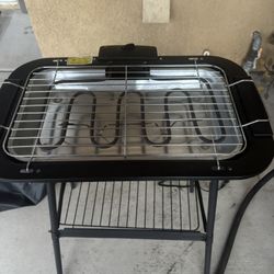 NEW Electric BBQ With Cover That I Paid $16 Extra 