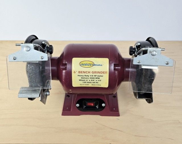 6" Bench Grinder - Northern Industrial - 1/2 HP
