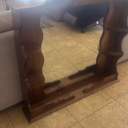 Mirror And Shelving. Look Antique. Need Gone Today