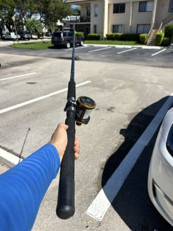 PENN Squall 30LD + PENN Slammer 6’6” Fishing Rod Combo