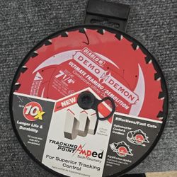 DIABLO DEMO-DEMON 7-1/4" CARBIDE TIPPED 24T Circular Saw Blade 5/8"arbor #D0724D