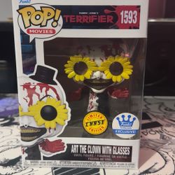 Funko Pop #1593 Art The Clown w/ Glasses (Chase) Funko shop Exclusive