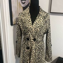 Leopard Print Coat