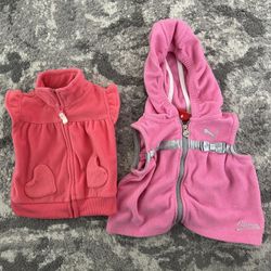 Baby Girl Sleeveless Jacket 3months Carters 3-6 Months Puma