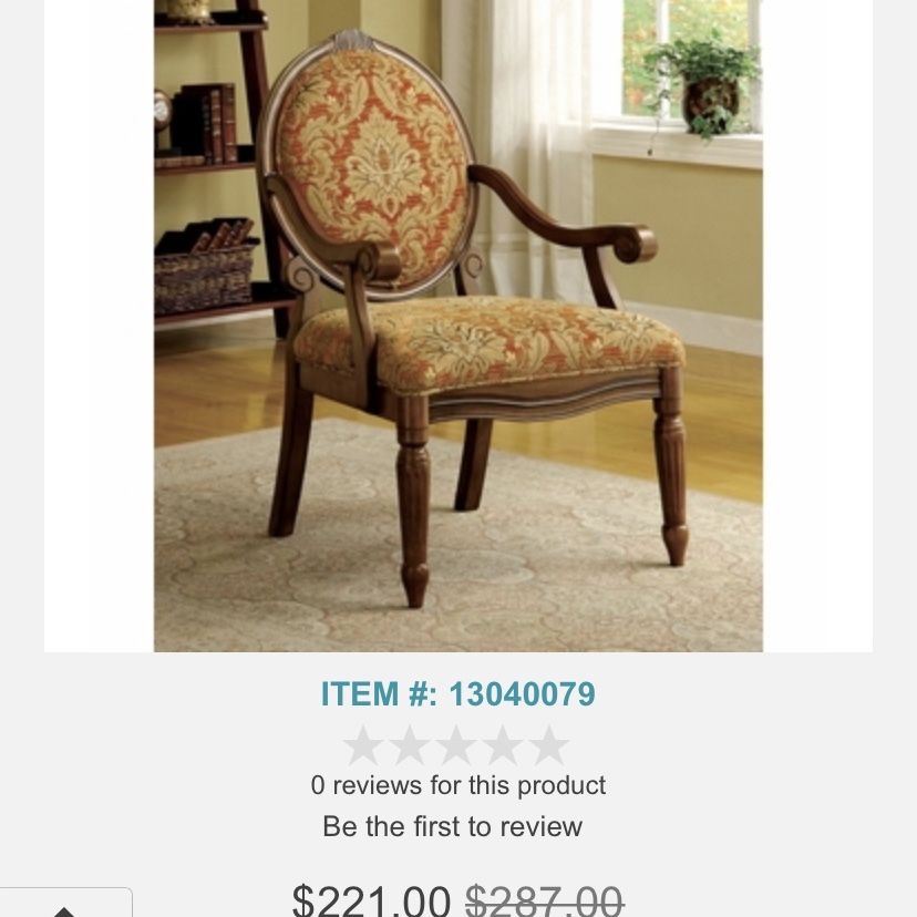 Hammond Traditional Antique Oak Accent Chair by Furniture of America