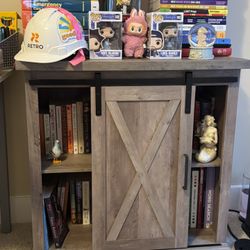 Bed Room Cabinet/ Storage With Barn Door