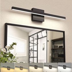 NIORSUN 23.6 inch Black Bathroom Vanity Light
