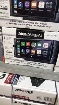 Soundstream wireless apple CarPlay and android auto stereo