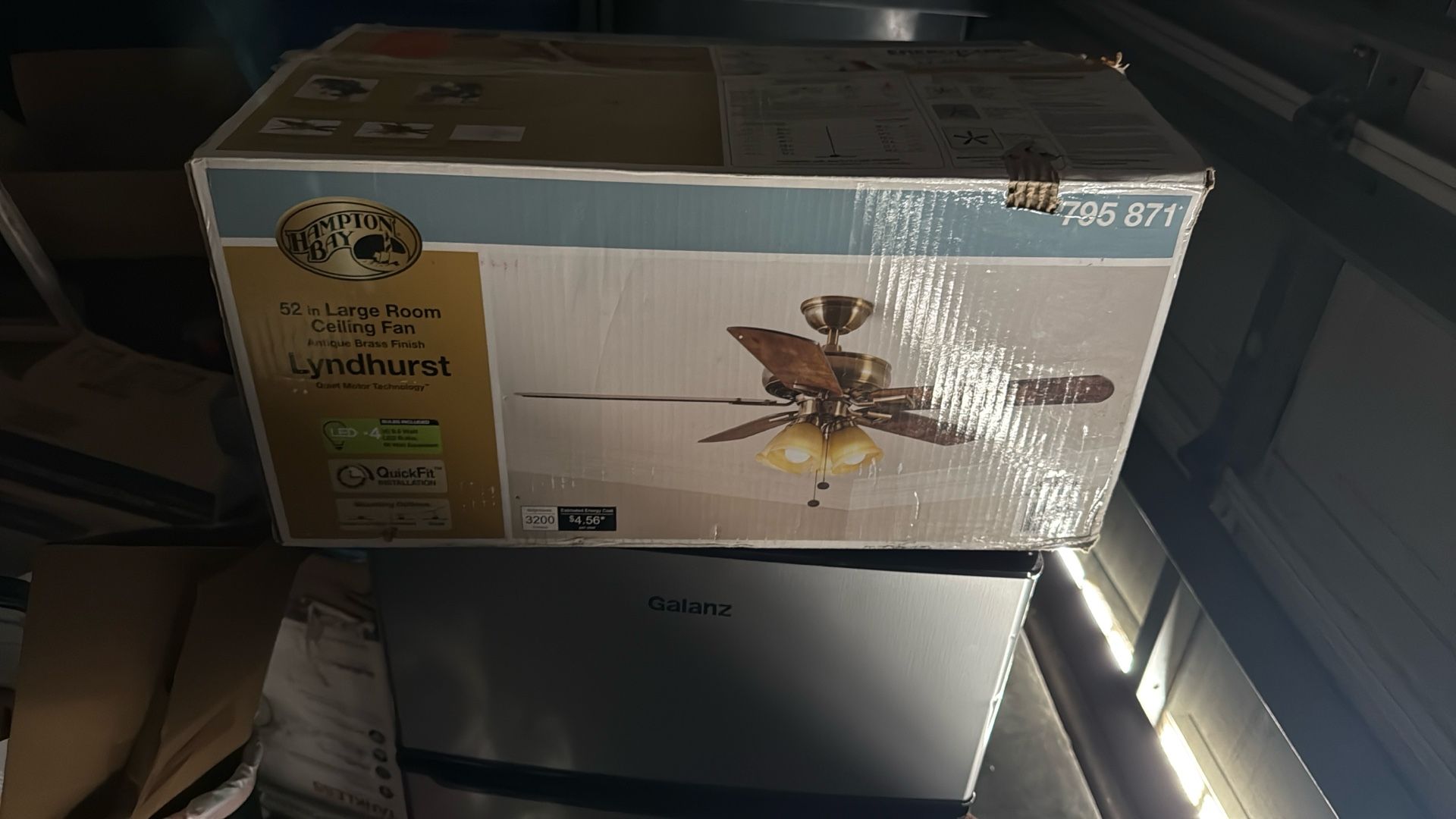Ceiling Fan and Light