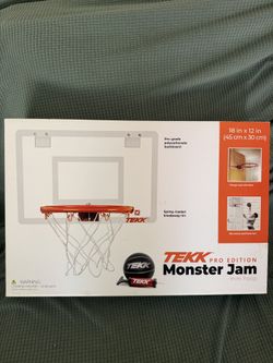 Basketball Hoop - Tekk Pro Edition Monster Jam Mini Hoop