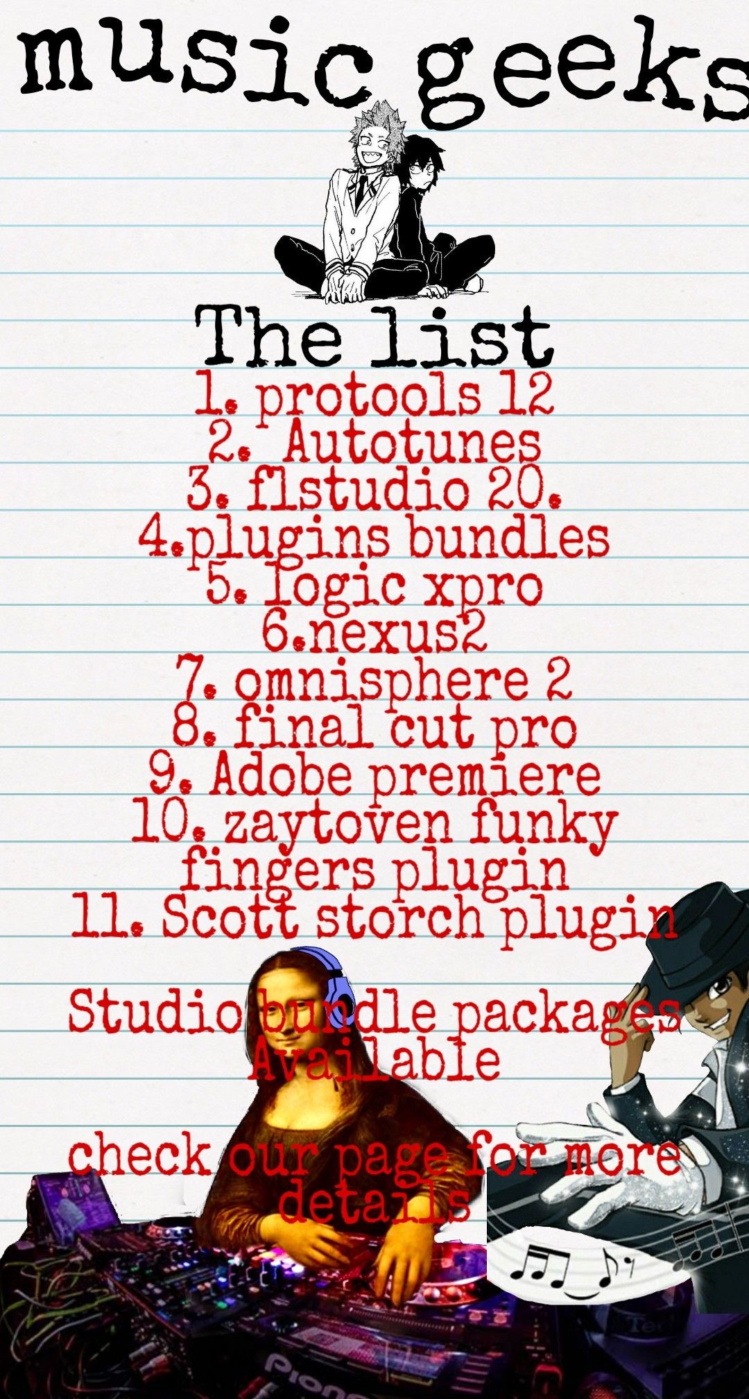 Music Software List