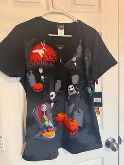 Nightmare B4 Christmas Scrubtop