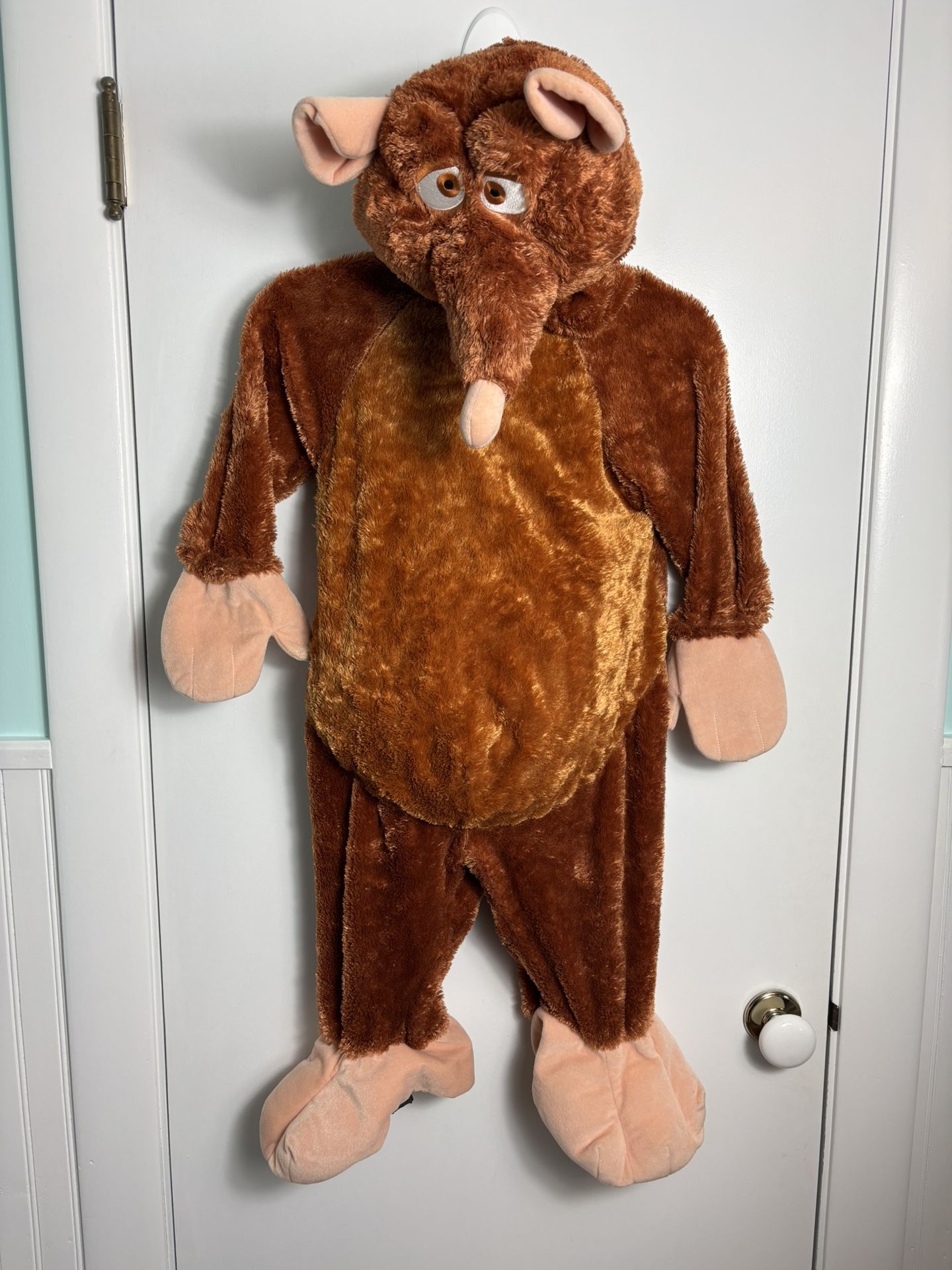 Vintage Disney Store Ratatouille Emile Rat Plush Costume Deluxe XXS Kids 2/3