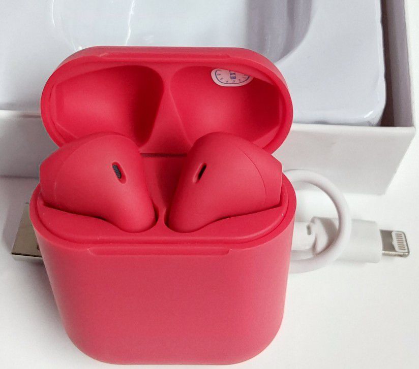 Red 5.0 Easy Connect Wireless Earbuds 
