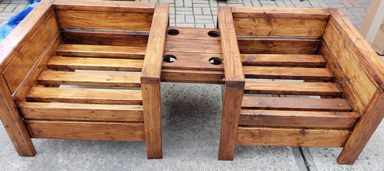 Custom built outdoor chairs