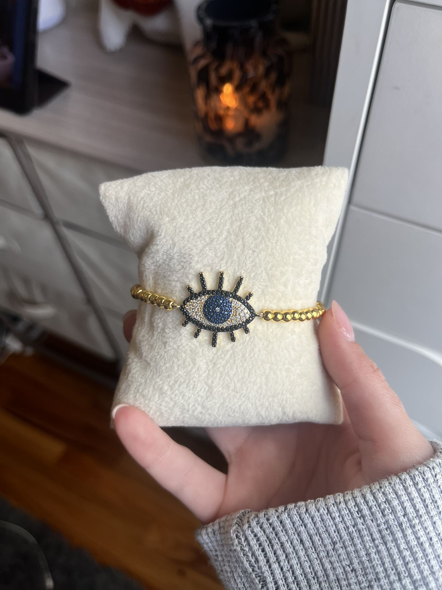 Gold Eye Bracelet