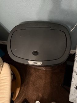 Black Automatic Sensor Trash Can