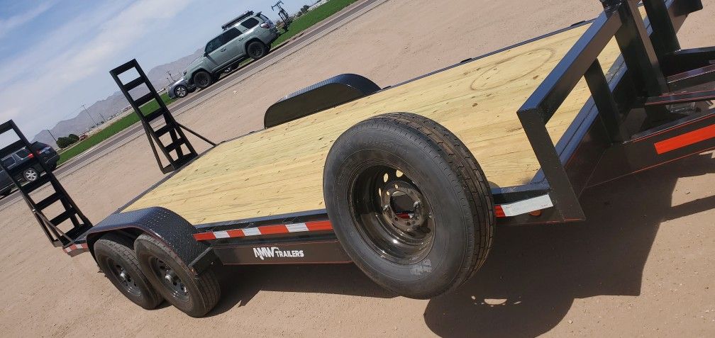 Heavy DUTY Flat BED Trailer FOR R E N T