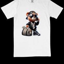 Hip Hop Duffle Bag Bear Shirt 