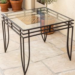 Outdoor Patio Table Glass