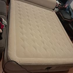 Intex Queen Size Electric Pillow Top Air Mattress.