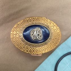 vintage Jacqueline Cochran "L'Opera" mirrored powder compact