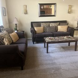 Living room set and then dinette table