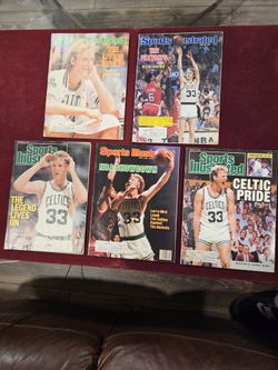 Sports Illustrated Larry Bird 1980's