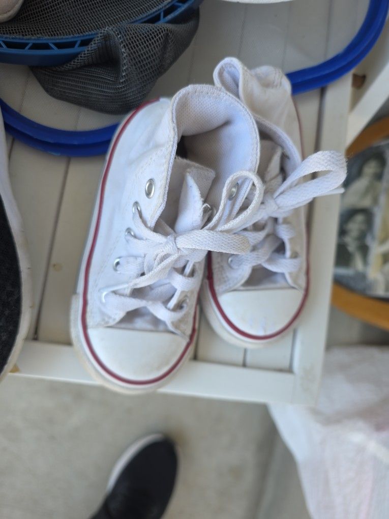 White Toddler Converse